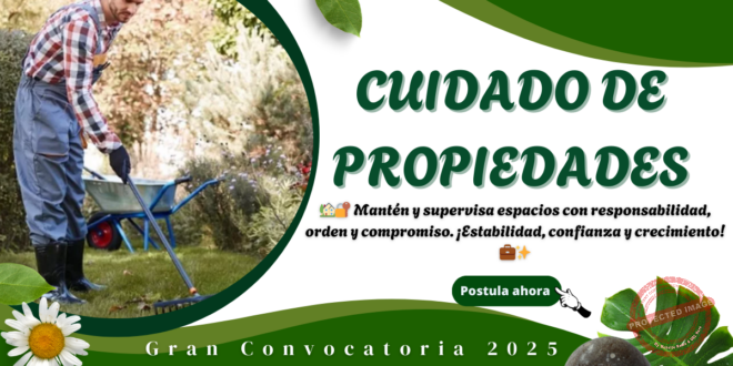 CUIDADORES DE PROPIEDADES